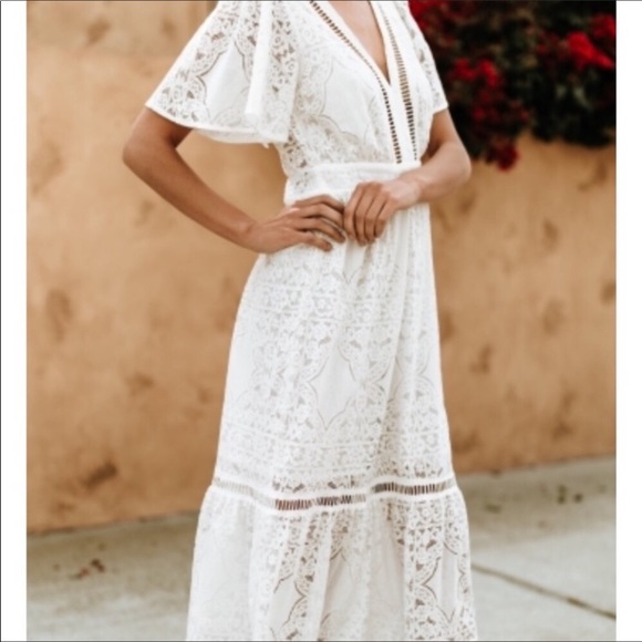 Flying Tomato Dresses & Skirts - Flying Tomato Boho Lace Dress NWOT